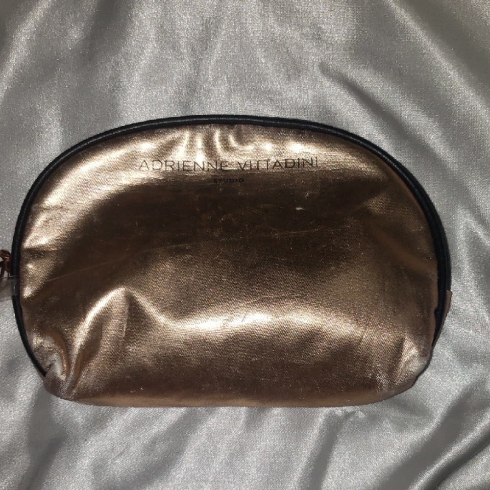 Adrienne Vittadini Metallic Gold Pouch
